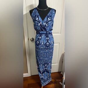 Blue floral dress size 3X